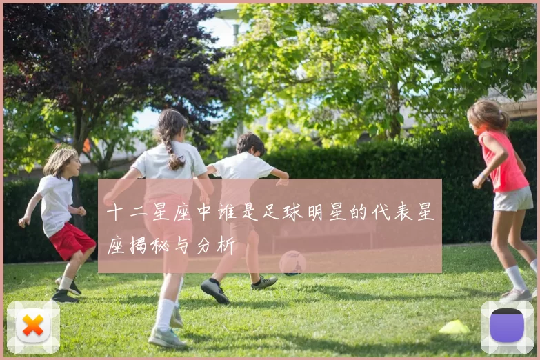 十二星座中谁是足球明星的代表星座揭秘与分析
